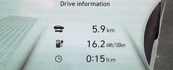 IONIQ 5 dashboard efficiency
